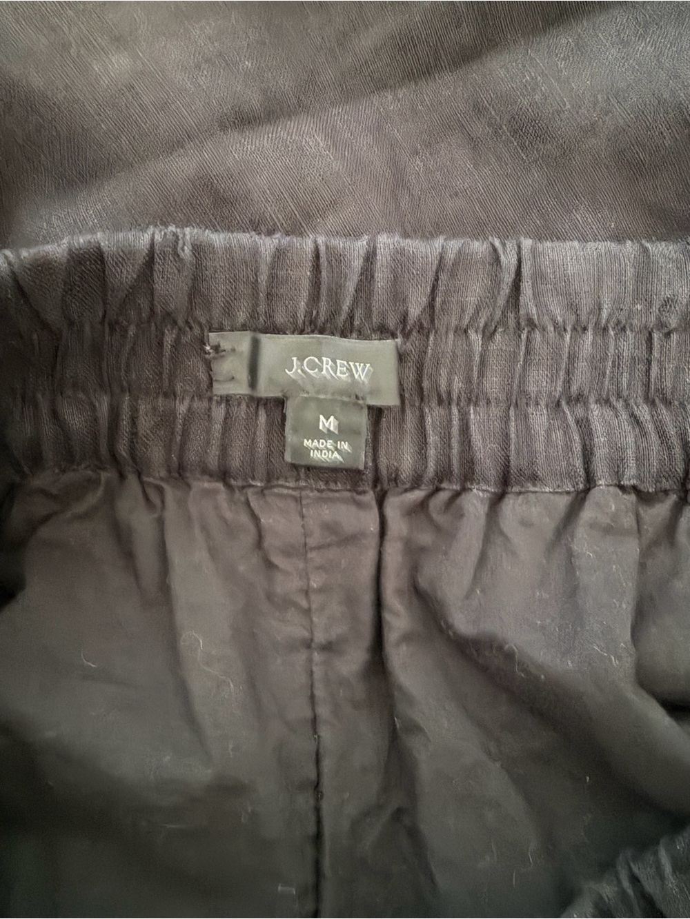 J. Crew Linen Midi Skirt Black M - Picture 7 of 9